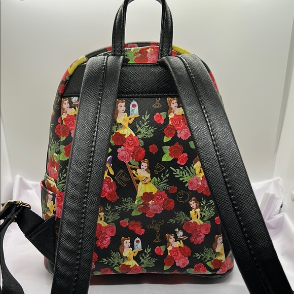 Loungefly Disney’s Belle Women's Floral Backpack - Picture 7 of 10
